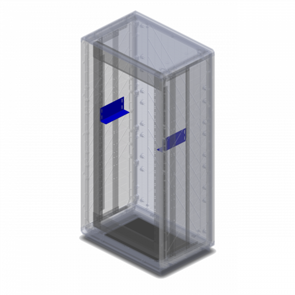 Уголки для поддержки оборудования 19" для шкафов Conchiglia, 2 шт