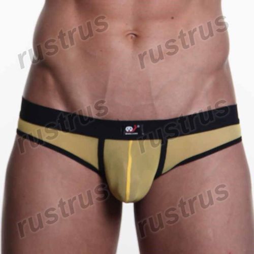 Мужские трусы джоки желтые WANGJIANG WG00088