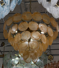 Люстры из художественного стекла