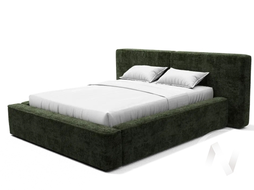Кровать 1;4 КР-14 Релакс (зеленый изумруд)