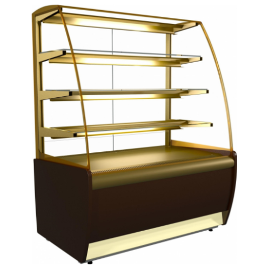 Кондитерская витрина CARBOMA ВХСв-1,3д FLANDRIA LIGHT (K70 VM 1,3-1)