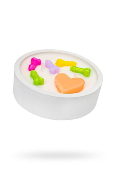 Интерьерная свеча «Романтический вечер» - 80 гр. (Цвет: белый)