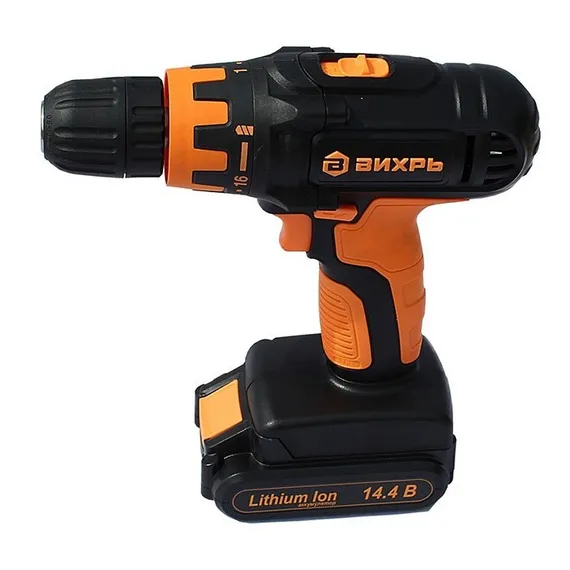 Аккумуляторная дрель-шуруповерт "ВИХРЬ" ДА-14.4Л-2К