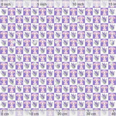 Овечка и лаванда by Мир Натали 714 DPI