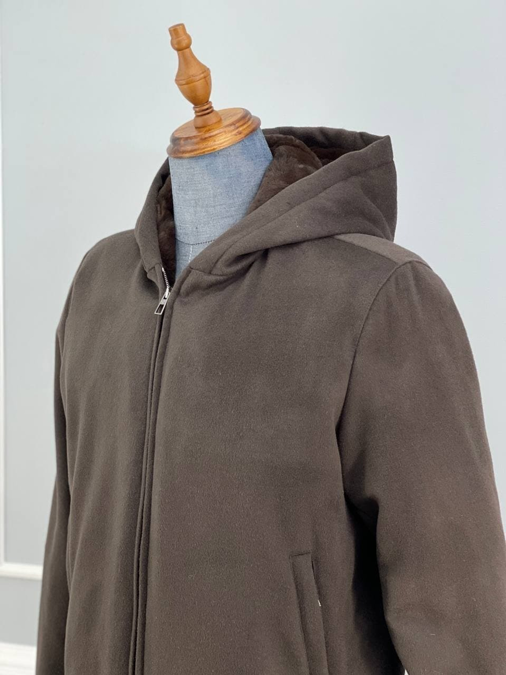 Кашемировая куртка Loro Piana, внутри с мехом