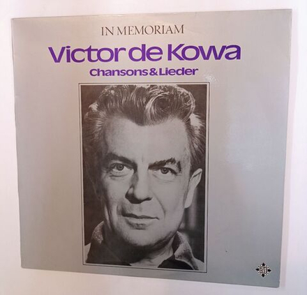 Винтажная виниловая пластинка LP In Memoriam Victor De Kowa (Chansons and Lieder) (Germany 1973)