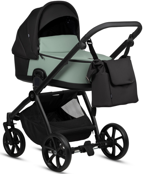 Детская коляска Tutis Mio 3 Plus Essential Кожа 2 в 1 1502039 Sage