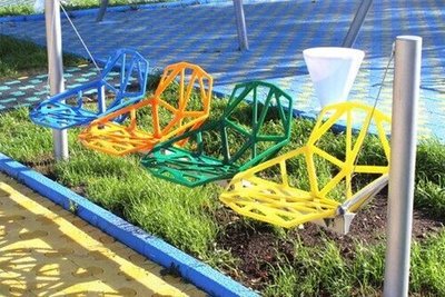 Данглы 3-хместные на растяжках непрозрачные