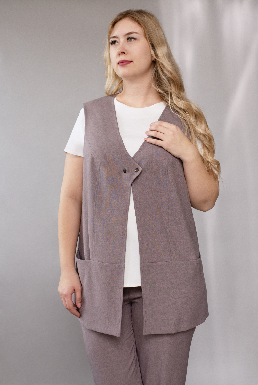 Жилет женский 2807ВП, Камень #259Кам062807ВП