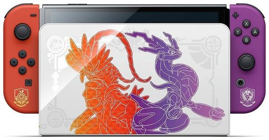 Игровая приставка Nintendo Switch OLED 64 ГБ, Pokemon Scarlet & Violet Edition