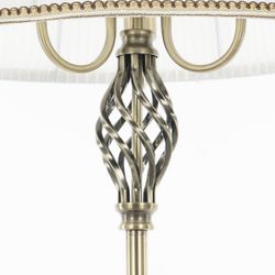 Citilux Вена CL402930 Торшер бронза с белым абажуром