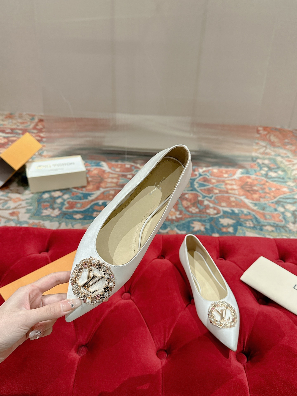 Louis Vuitton Met Flat Ballerina