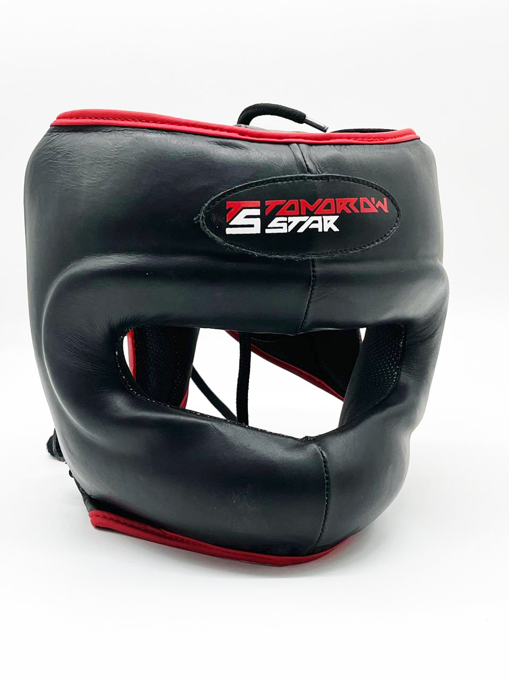 Шлем TS SPORT черно-красный с бамперной защитой  Warrior