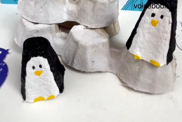 Делаем пингвинов из картона Делаем пингвинов из картона