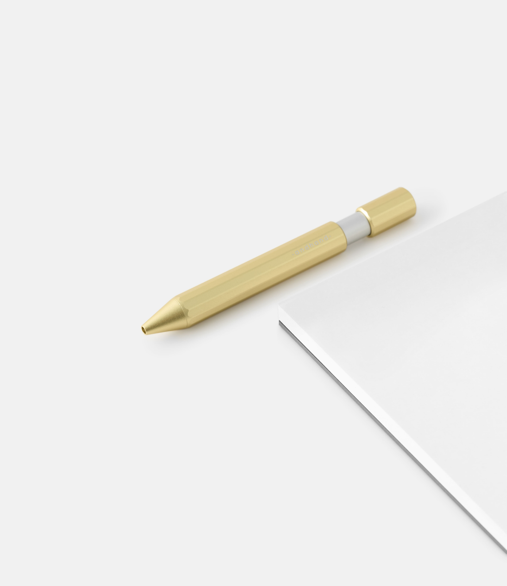 Andhand Aspect Retractable Pen Gold Lustre — ручка-роллер из аллюминия