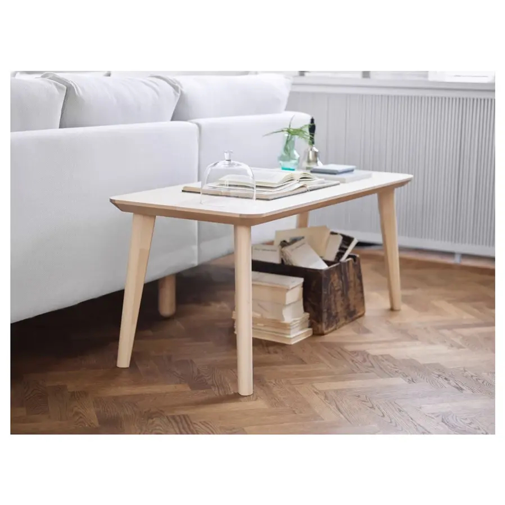 Журнальный стол - IKEA ИКЕА LISABO, 118x50х50 см, шпон ясеня