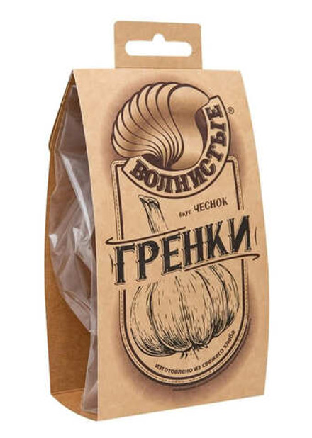 Гренки жареные "Волнистые" 75г. Чеснок Вкусвилладж