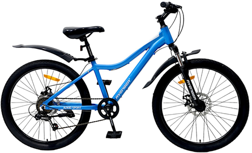 Велосипед 24" AVENGER A241D, синий/белый