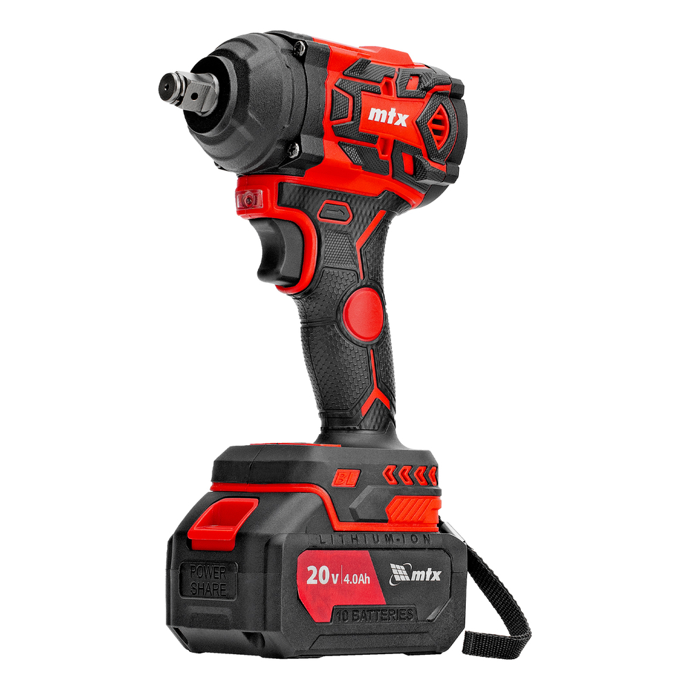 Гайковерт ударный аккумуляторный бесщет. CIWU-BL-20-600, Li-Ion, 20 В// MTX