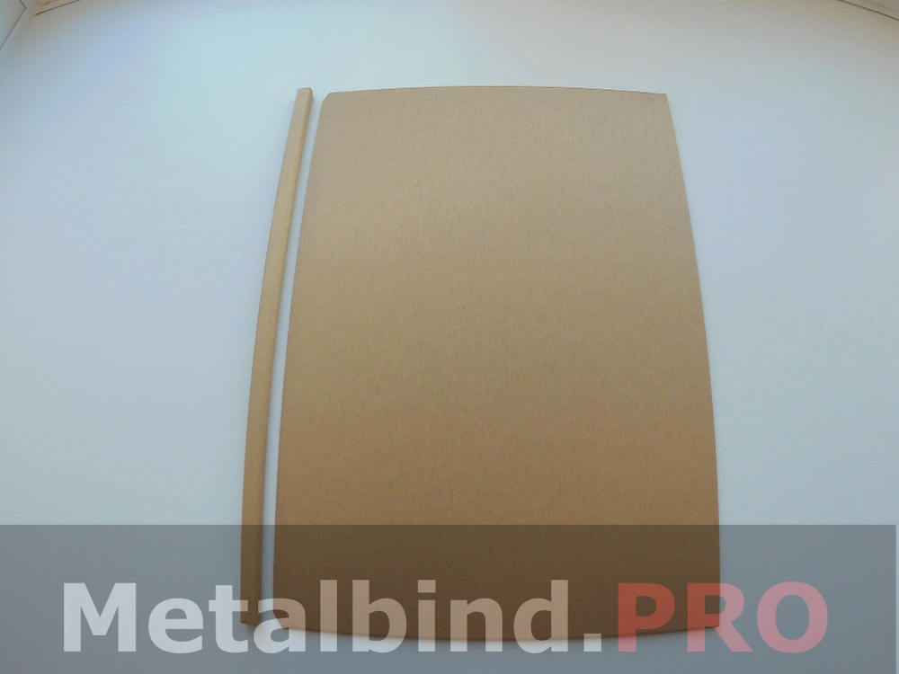 Твердые обложки O.HARD COVER TECHNO A4+ (портрет) 304x212 mm с покрытием TECHNO «под металл» CЕРЕБРО и ЗОЛОТО