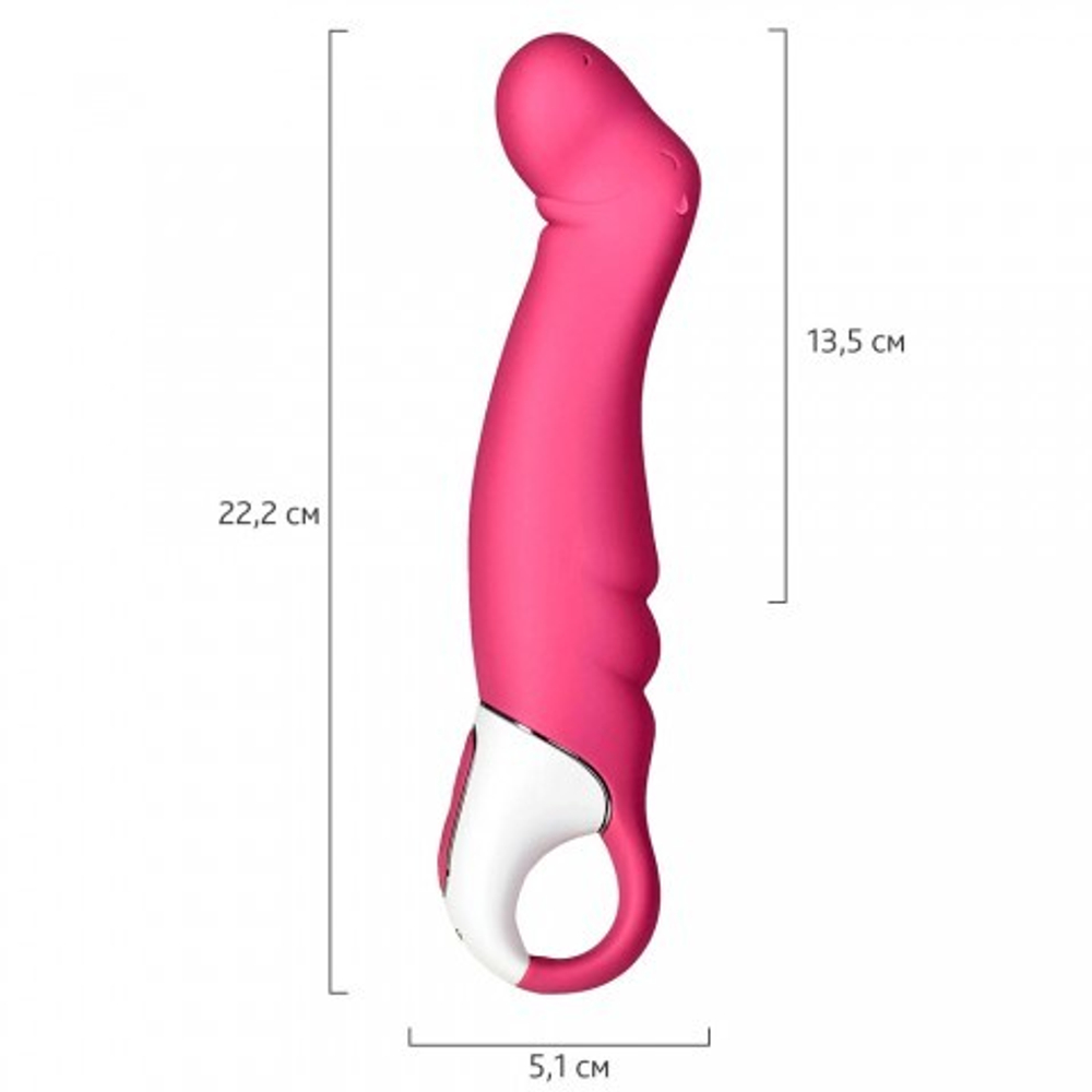 Вибратор для точки G Satisfyer Vibes Petting Hippo, 23 см