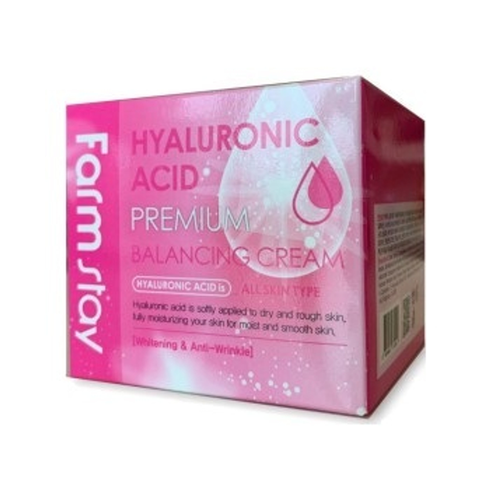 Крем балансирующий с гиалуроновой кислотой FarmStay Hyaluronic Acid Premium Balancing Cream 100г