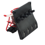 Панель бортового питания, 4 переключателя, индикация