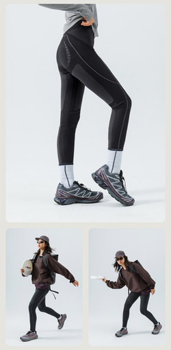 Легинсы Nothomme BLUE Seamless Knit Sports Base Layer Tights