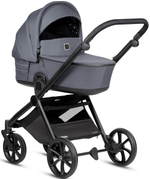 Детская коляска Tutis Mio 3 Plus Essential New 4 в 1 с автокреслом Beno Black и базой 1622103 Dark Grey