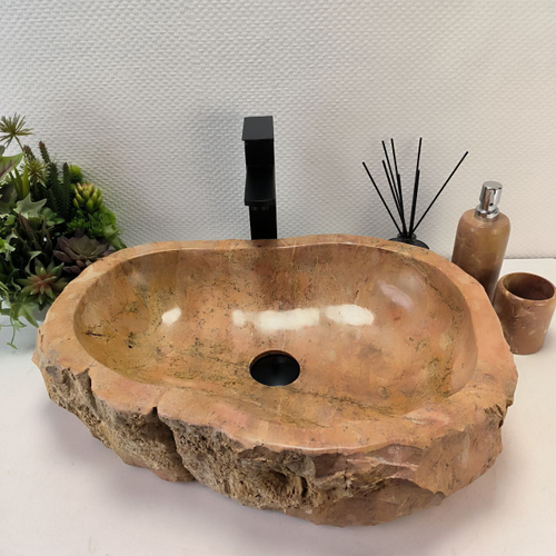 Раковина из мрамора Erozy Red EM-62793 56*44*15 12