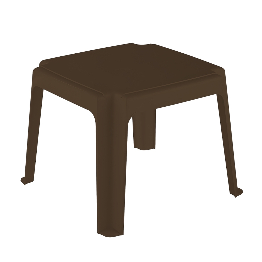 Столик для шезлонга "Элластик" 450*450*380, цвет шоколад, макс. нагрузка до 80 кг.