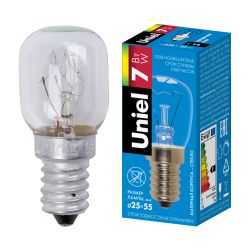IL-F25-CL-07-E14 Лампа накаливания. мощность 7Вт. Картонная упаковка