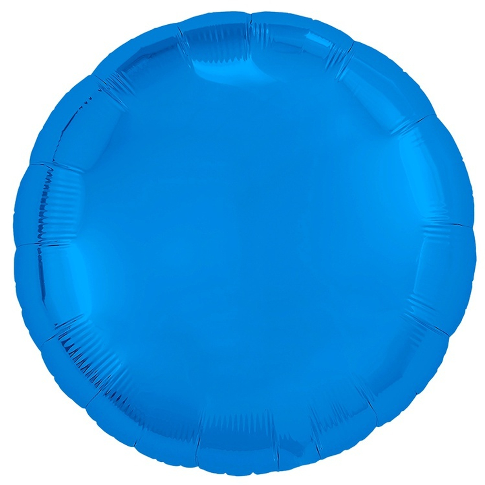 Р 30" Круг Металлик Синий 70 см.