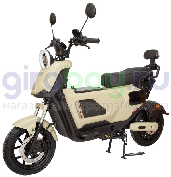 Электроскутер SAIGE GT1 ( 1500W ) 60V/50Ah - Бежевый фото №1