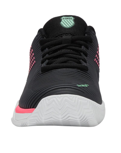Женские теннисные кроссовки K-Swiss Hypercourt Express 2 Clay - black/white/neon mint