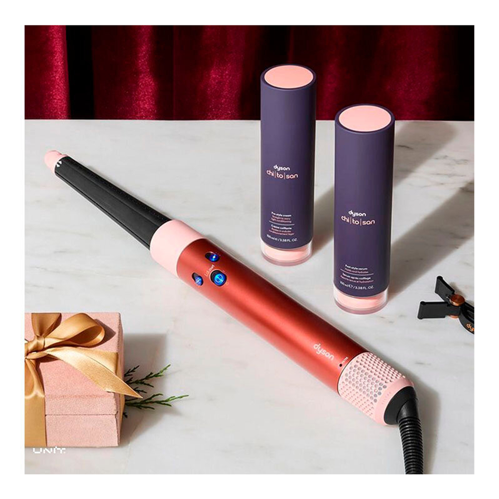 Стайлер Dyson HS08 Airwrap ID Strait+Wavy Strawberry Bronze/Blush Pink