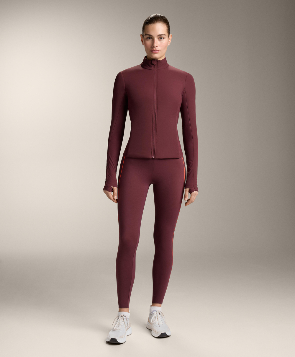 Oysho Техническая куртка FELLEX® Volcanic, бордовый