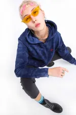 Худи Wataga DaiDai Tie Dye Синий