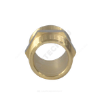 Ниппель латунь никель Ду 20 (3/4") НР 9022 ГОСТ 32585-2013 Aquasfera 9022-02