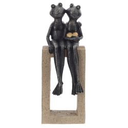 GAEM Фигурка декоративная "Лягушки", L10 W10,5 H27 см