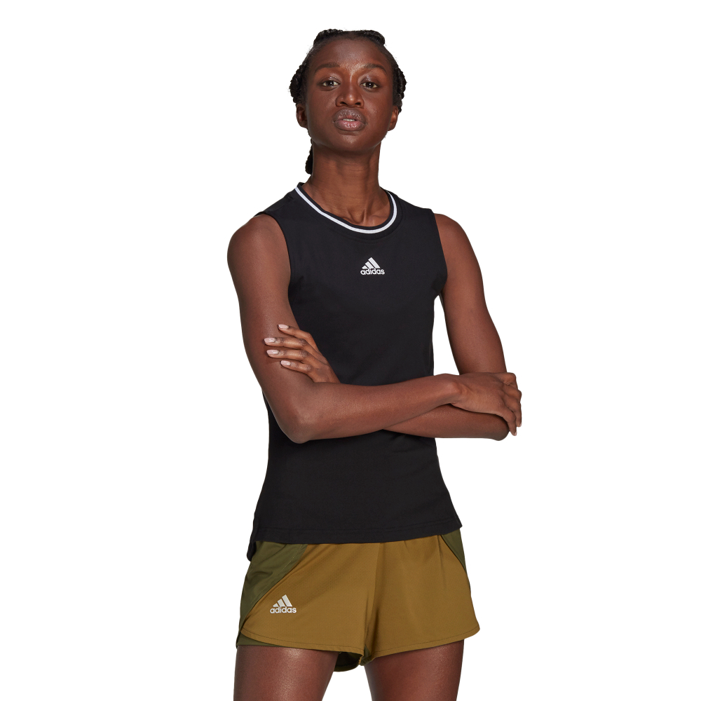 Женский топ теннисный Adidas Match Tank Top W - black/white