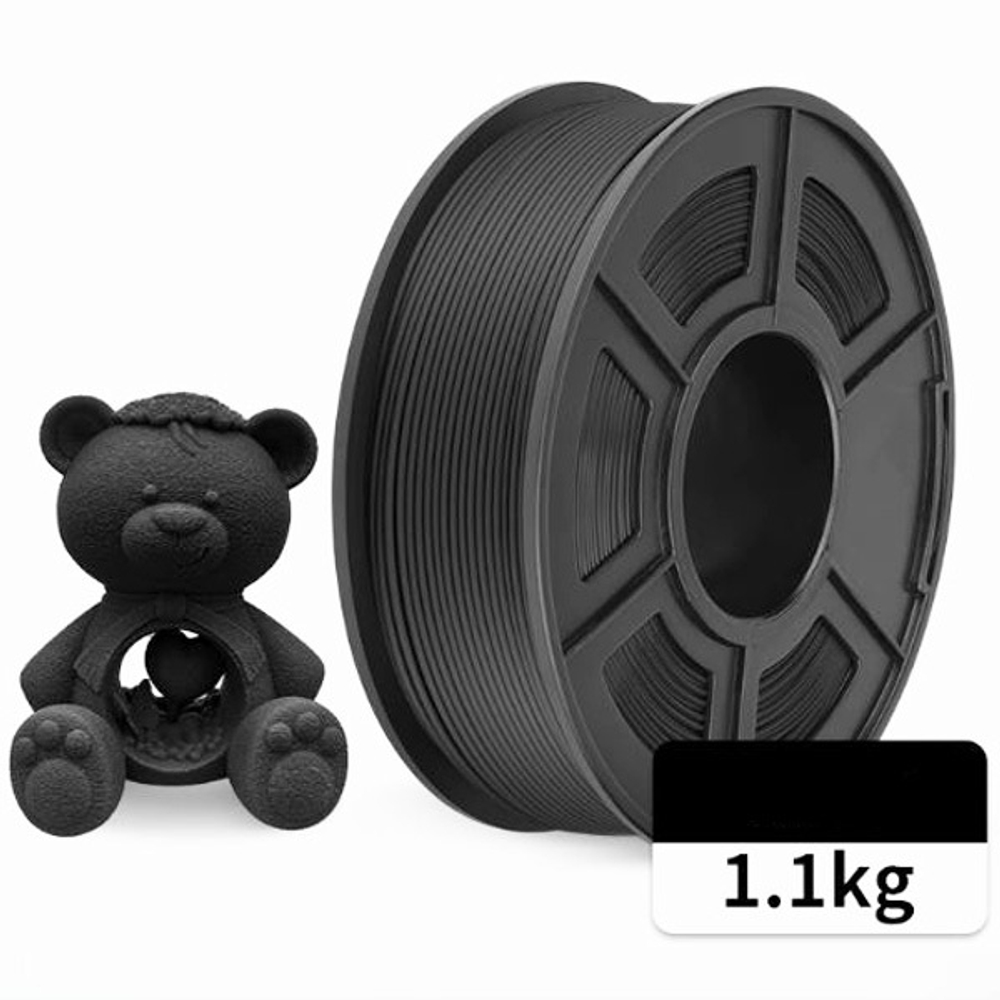 Пластик JAYO - PETG\1.75\1.1кг - Черный матовый