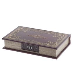 GAEM Шкатулка-книга с код.замком, L16 W4,5 H24 см