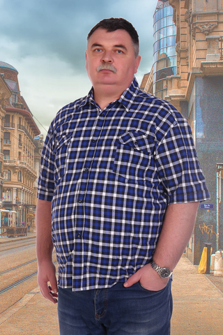 Рубашка короткий рукав Berchelli 46002