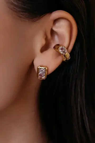 Серьги "DEEP SHINE" в золочении