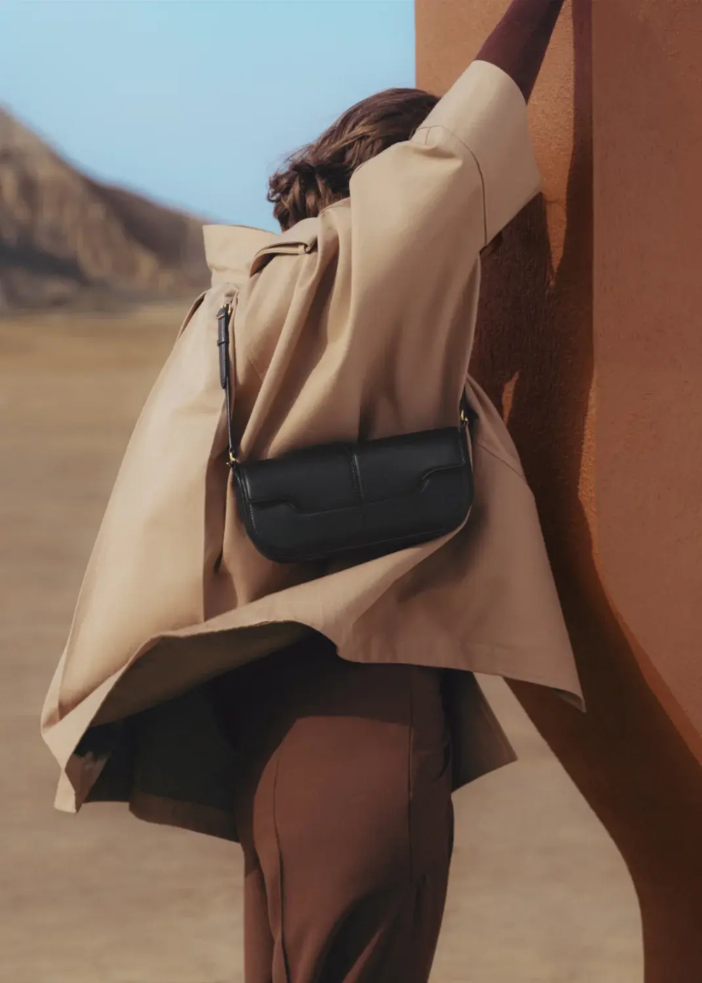 POLENE СУМКА OSMO, ЧЕРНЫЙ