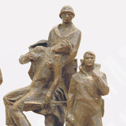 Динес Ю. С. Севастополь 1942 г. Эскиз. Бронза, литьё. Модель 1948 г. 2007