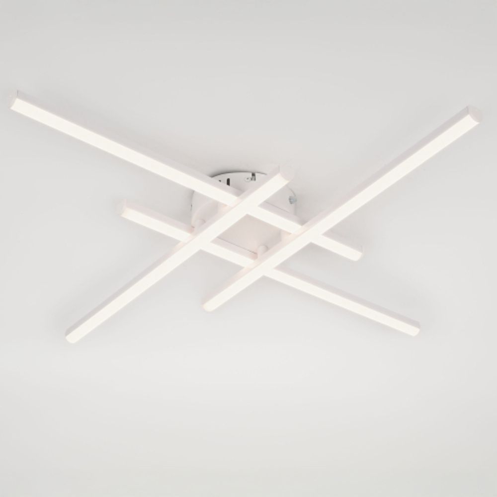 Светильник потолочный светодиодный ЭРА Модерн Nora CLL-1-62W 3К-6,5К RC WH с ДУ белый