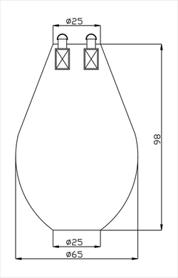 Груша боксерская BOYKO-SPORT №6 98х65