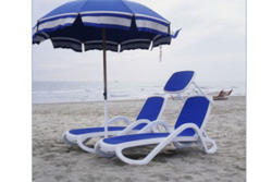 Шезлонг Nardi Alfa с подлокотниками, антрацит